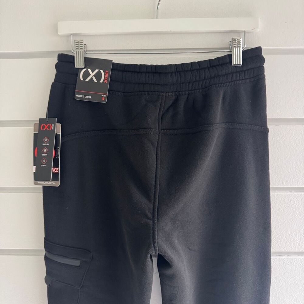 2(X)IST Men's Performance Cuffed Jogger Pants In Black Size Small NWT - Picture 4 of 10